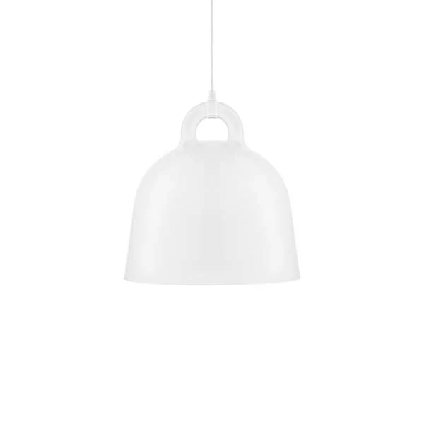 Normann Copenhagen  Bell lampe, medium, hvid - H: 44 cm.