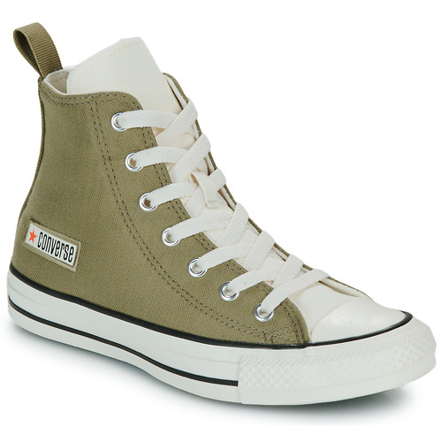 Converse - CHUCK TAYLOR ALL STAR - Kaki / Blanc