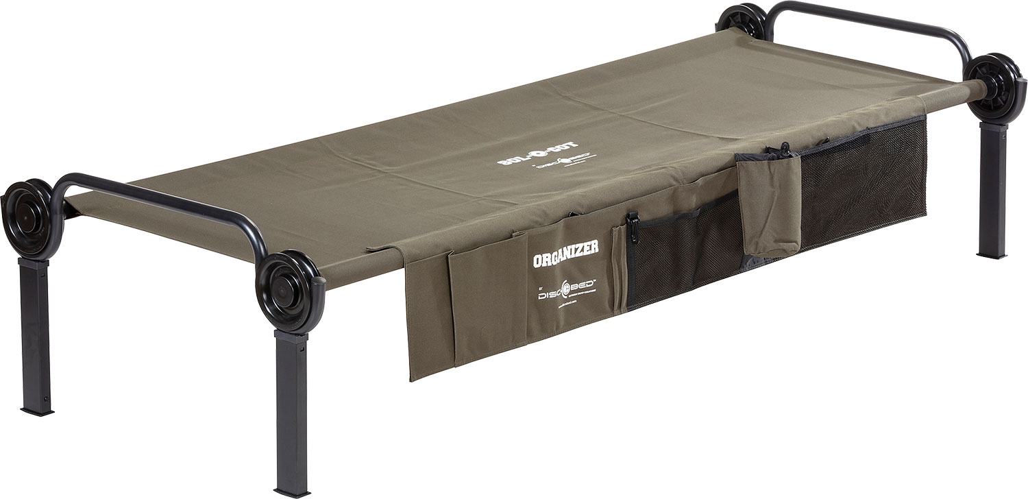 Disc-O-Bed Organizer Seitentasche für Single L und Sol-O-Cot Feldbett olivgrün