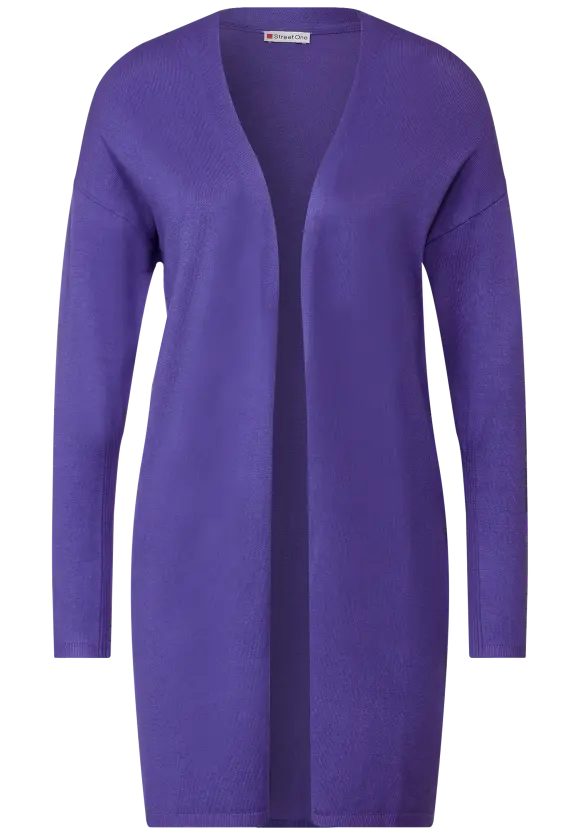 Langer Cardigan - elderflower purple