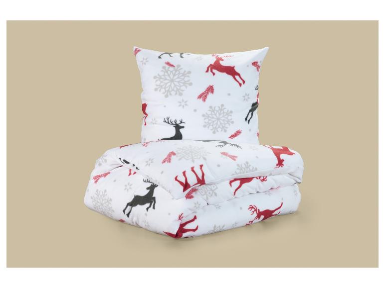Fleece dekbedovertrek 140 x 200 cm