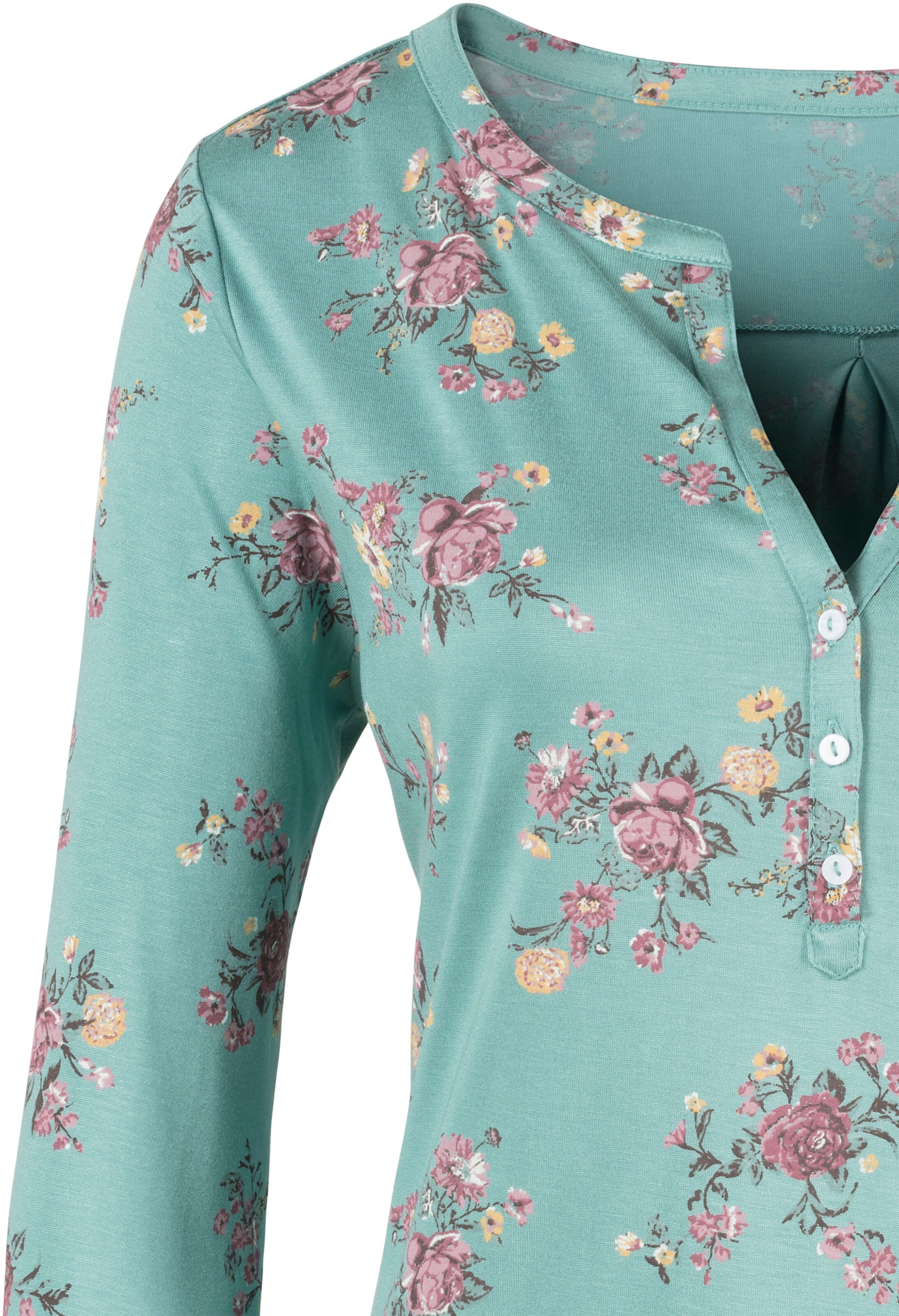 LASCANA 3/4-Arm-Shirt in mint