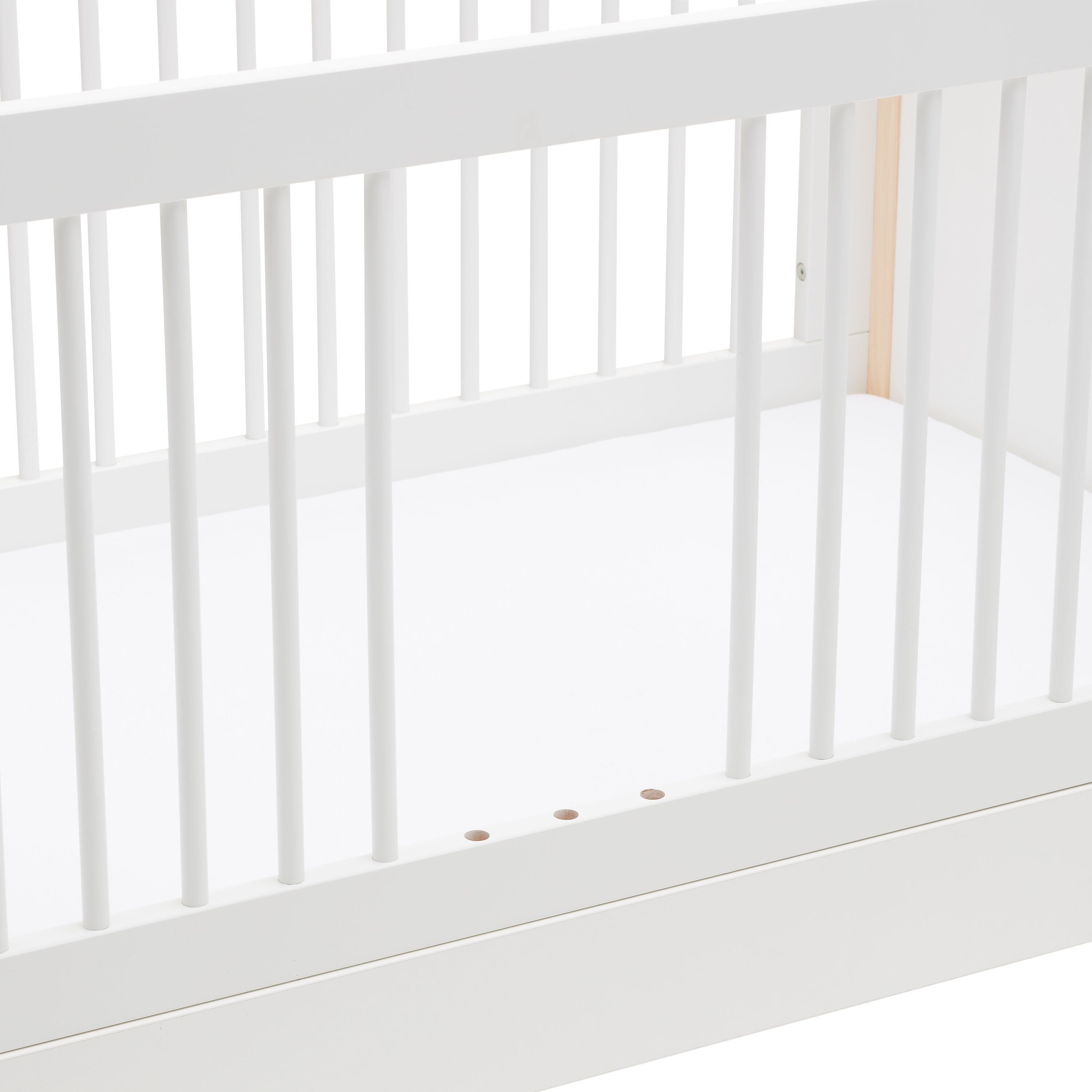 MIO Babybett - Weiss / B: 77.0 cm x T: 146.0 cm x H: 146.0 cm