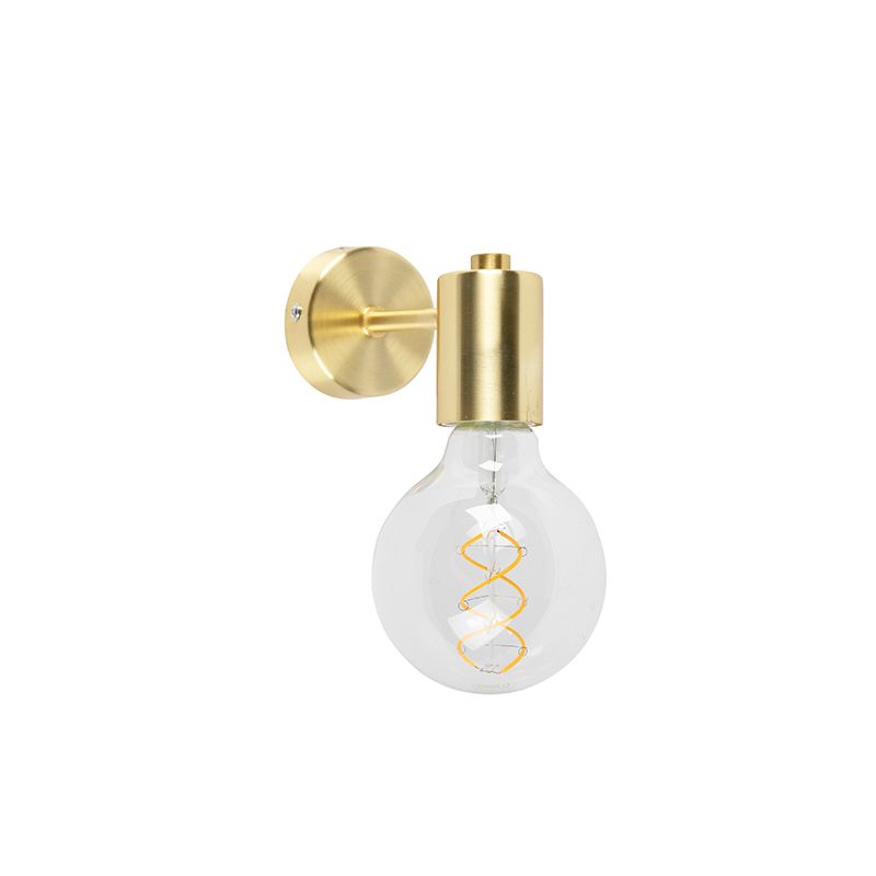 Art deco wandlamp goud kantelbaar - Facil