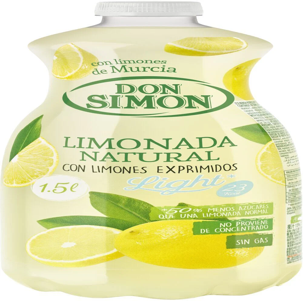 Citronnade saveur citron Don Simon bouteille 1,5L
