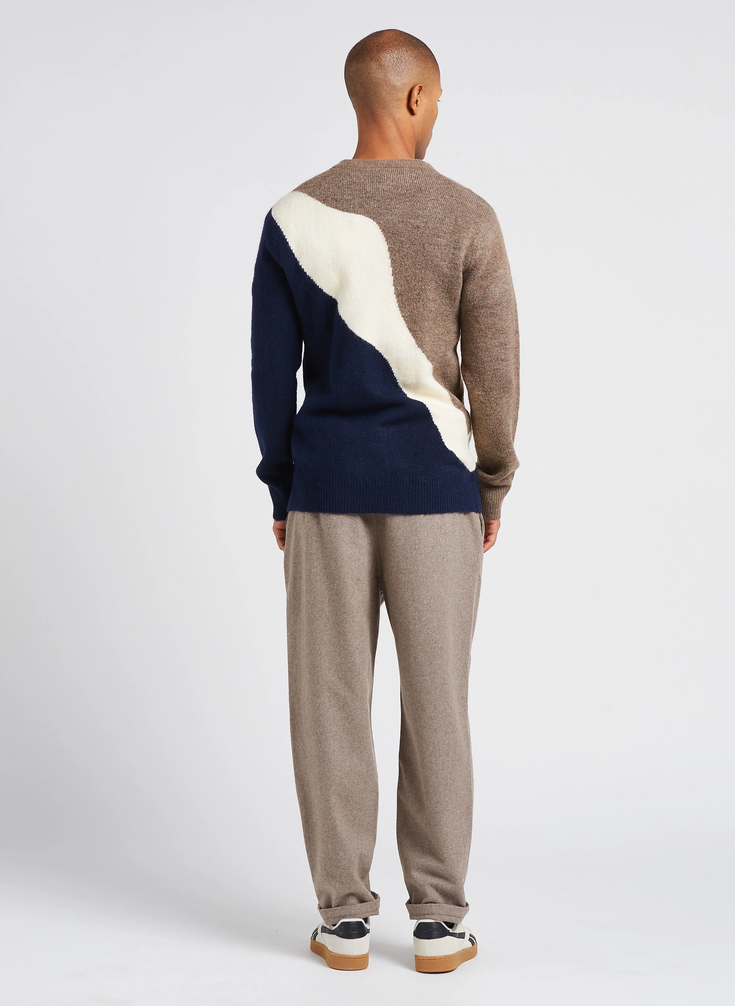 Henzo - Pull droit à col rond | Bleu