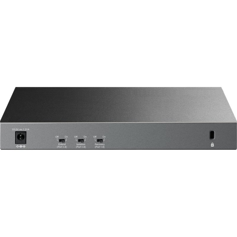 TP-Link LiteWave LS1210GP commutateur réseau Non-géré Gigabit Ethernet (10/100/1000) Connexion Ethernet, supportant l'alimentation via ce port (PoE) Noir