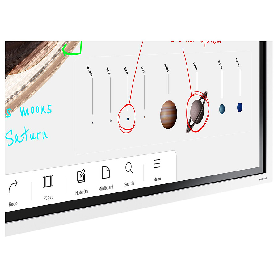 Samsung Flip 4 WM55B + Vivolink VLFS3770 - Ecran tactile et interactif 4K UHD