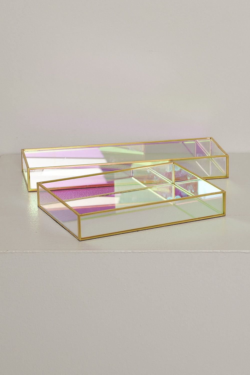 Dekorbrett med speil Diddi 35x12cm