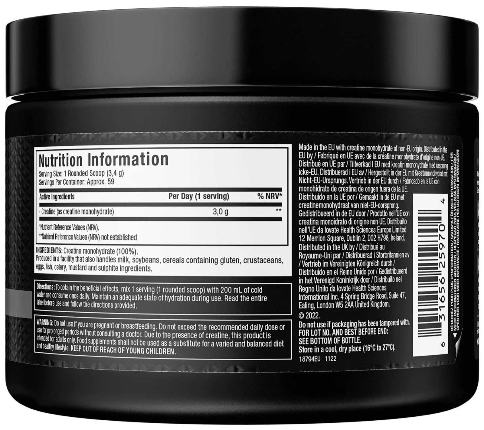 MuscleTech 100% Creatina Platinum 200g