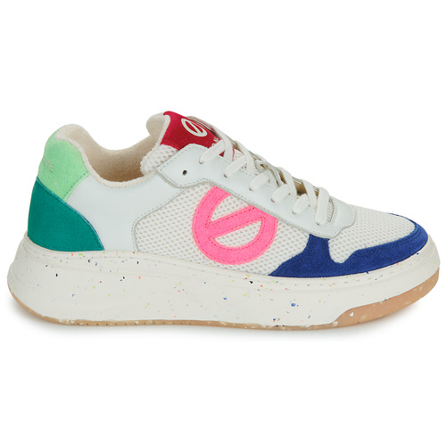 No Name - BRIDGET SNEAKER W - Blanc / Bleu / Rose