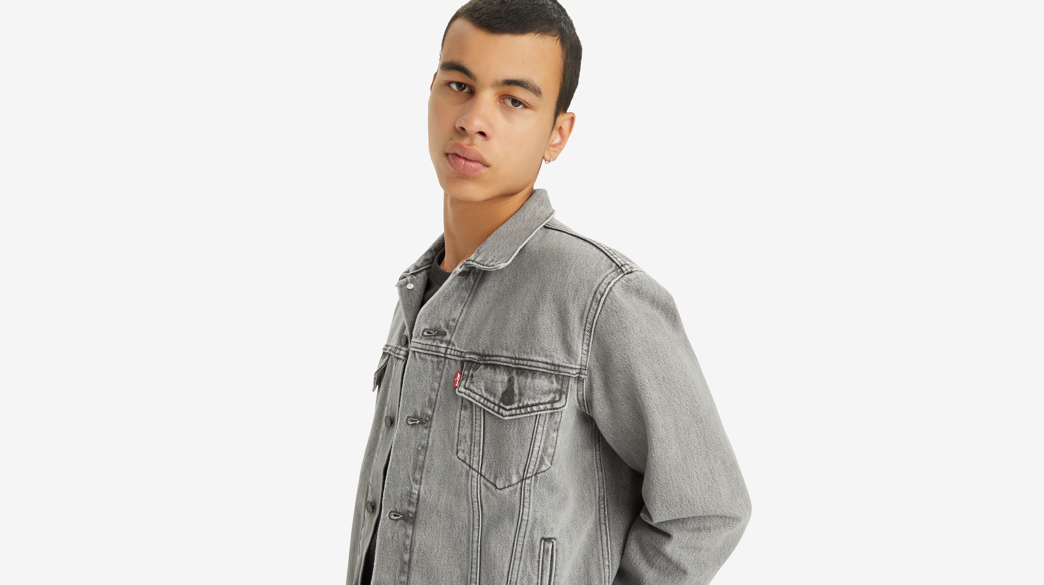 Veste Trucker - Goosebumps - Gris
