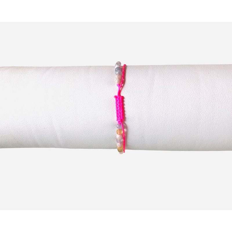 Bracelet réglable Morganite
