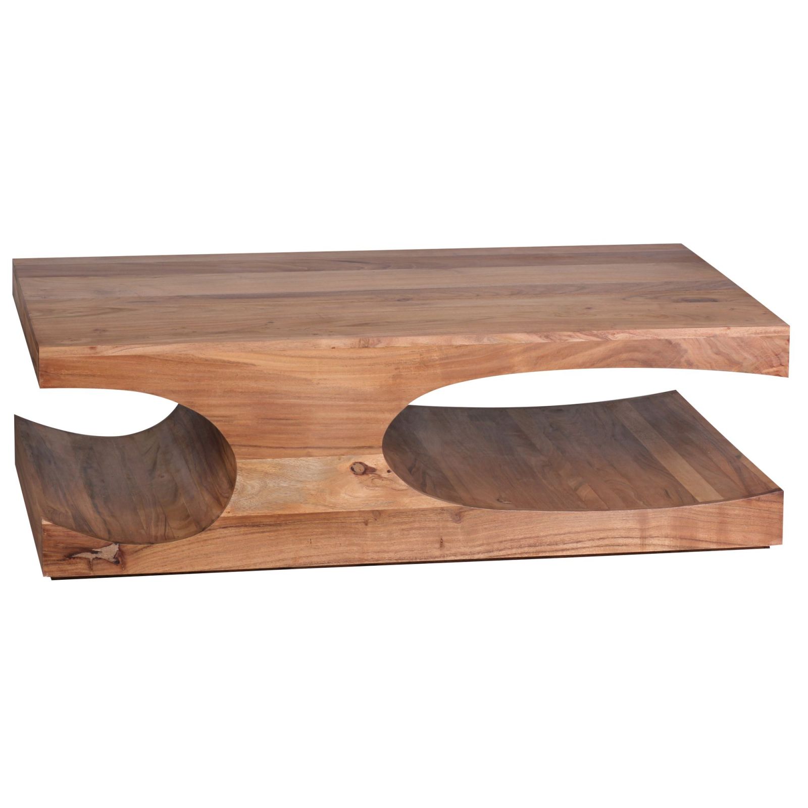 Couchtisch - Akazie massiv - 118 cm