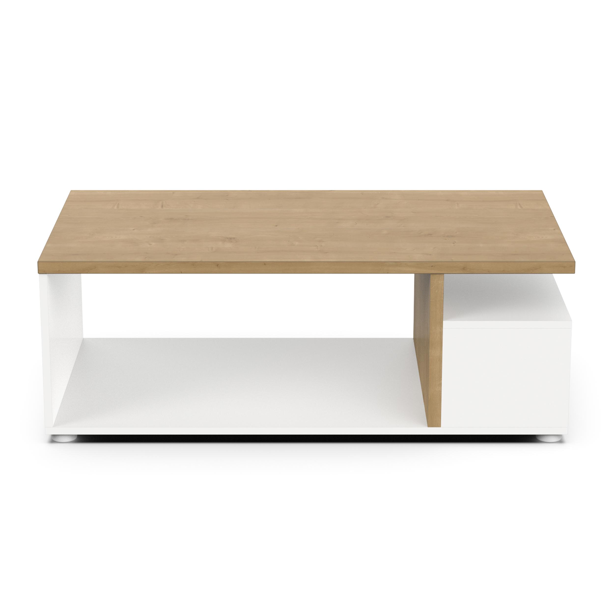 ACCESS TABLE BASSE 3 NICHES 92X50CM
