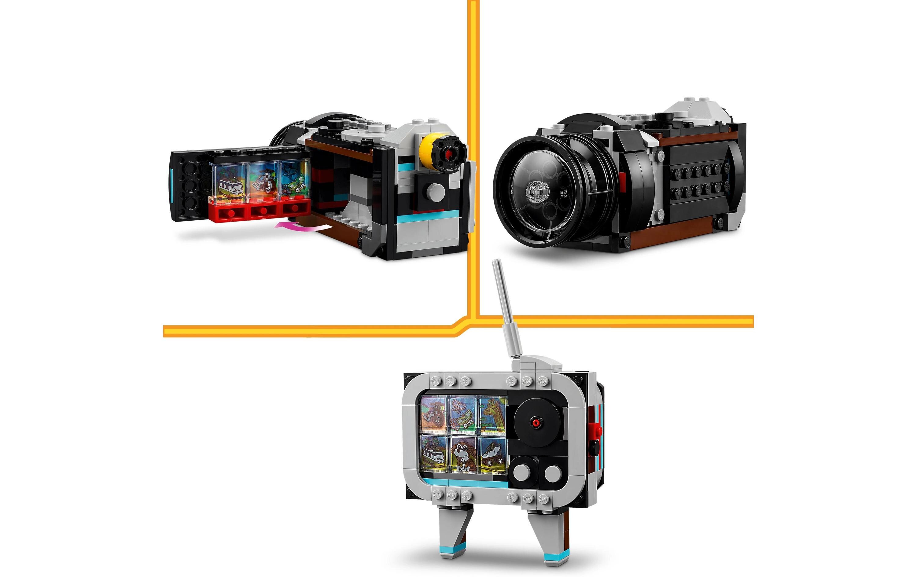 Creator Retro Kamera 311473-in-1-Set mit vielen Funktionen