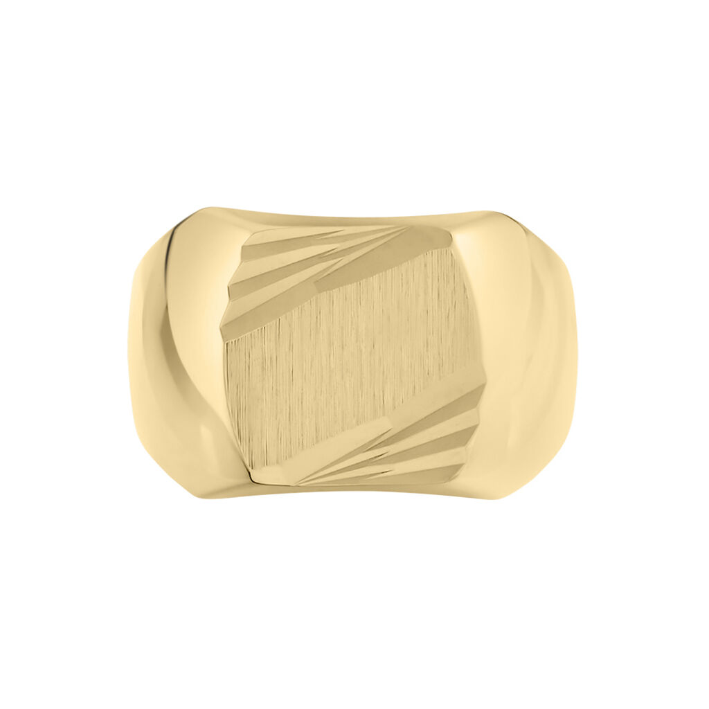 Chevalière Zoey Plaqué Or Jaune
