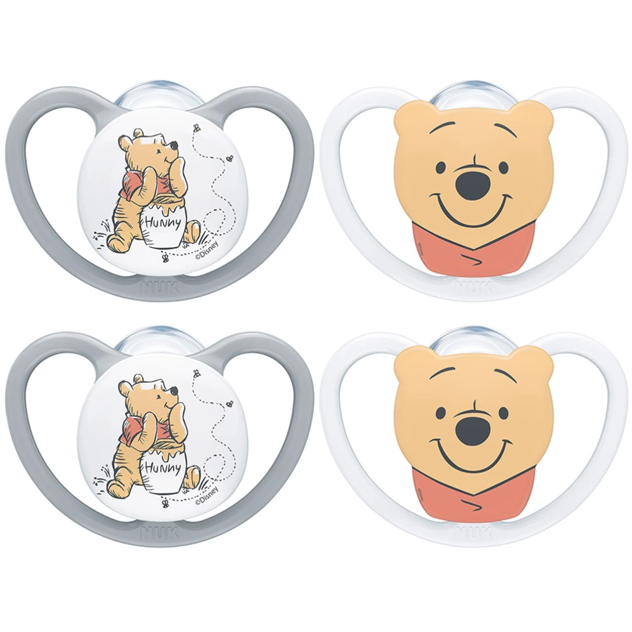 NUK Schnuller Space  Winnie The Pooh Gr.2, 4 Stück