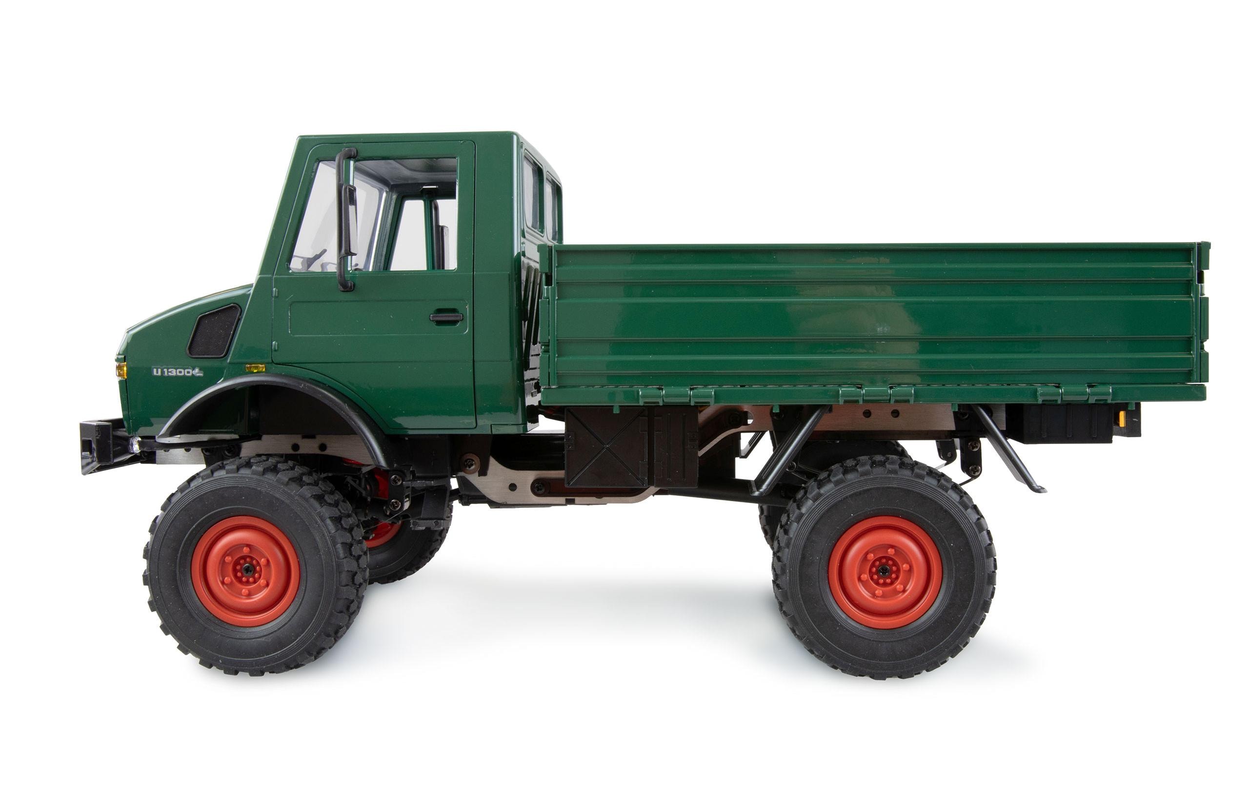 Mercedes-Benz Unimog Basic 4WD Grün, RTR, 1:12<br>Originalgetreues Unimog RC-Modell mit Allradantireb