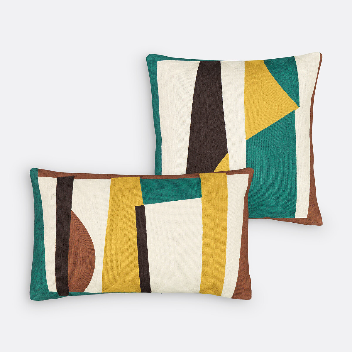 LA REDOUTE INTERIEURS<br>Capa de almofada retangular bordada, Scolto