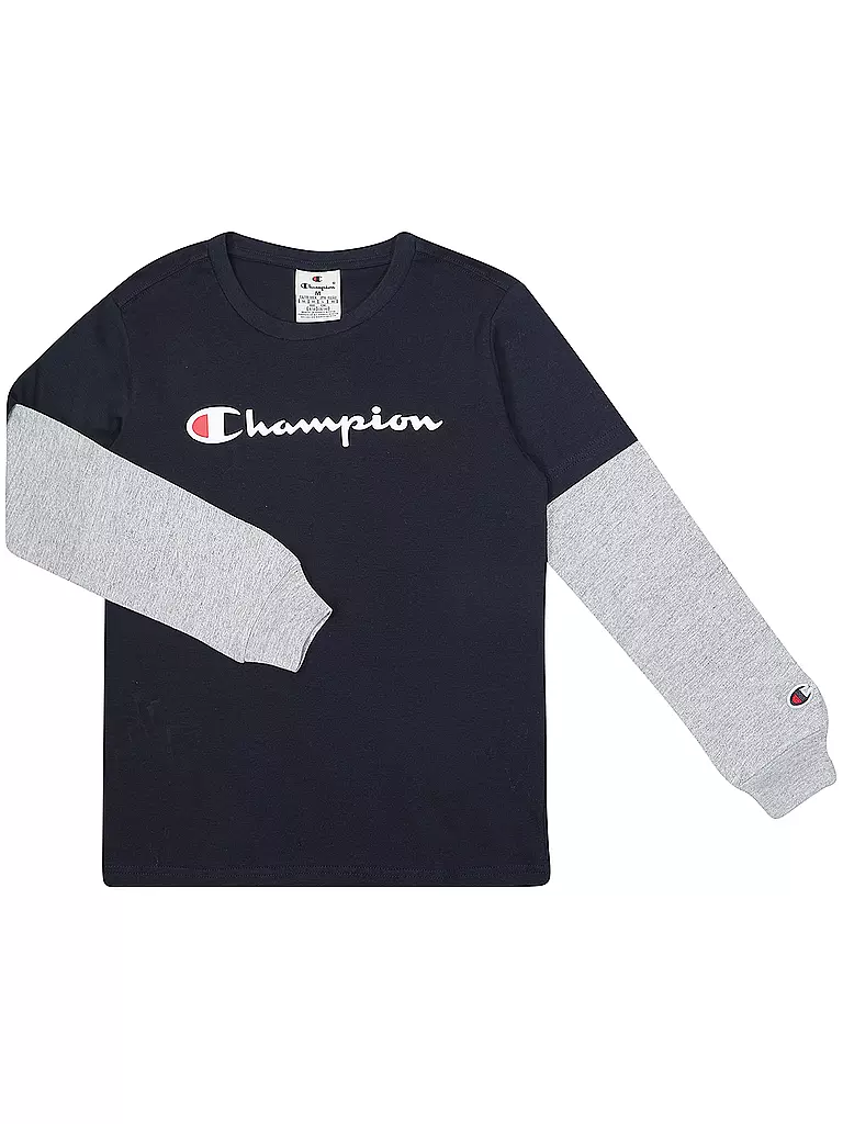 CHAMPION Jungen Langarmshirt dunkelblau