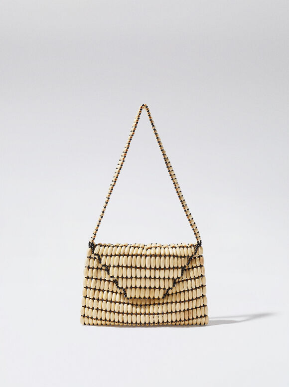 Bolso De Hombro Madeira - Cru