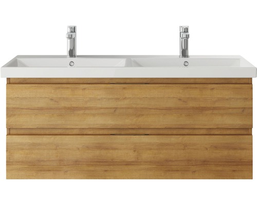 Pelipal Xpressline 4035 wastafelmeubel, BxHxD 116 x 48,2 x 43,5 cm, frontkleur: Riviera eiken, 4035.471102