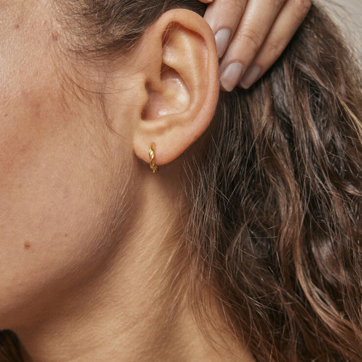 ENAMEL Copenhagen Hoops, Hannah 925s/gp