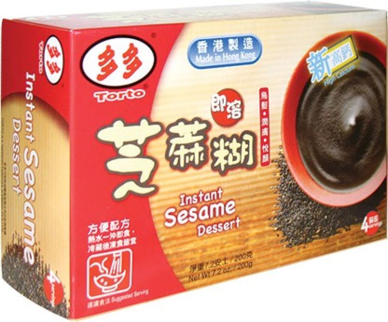 Torto Instant Zwarte Sesampoeder voor Dessert 200g