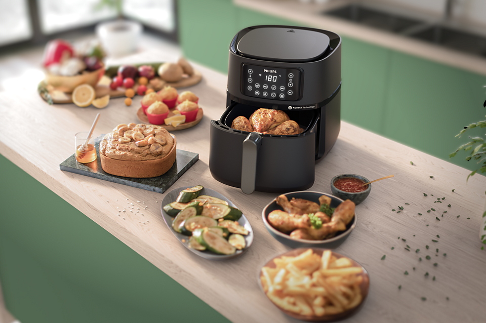 Philips - Airfryer XXL Connected - HD9285/93 - Sund madlavning uden olie
