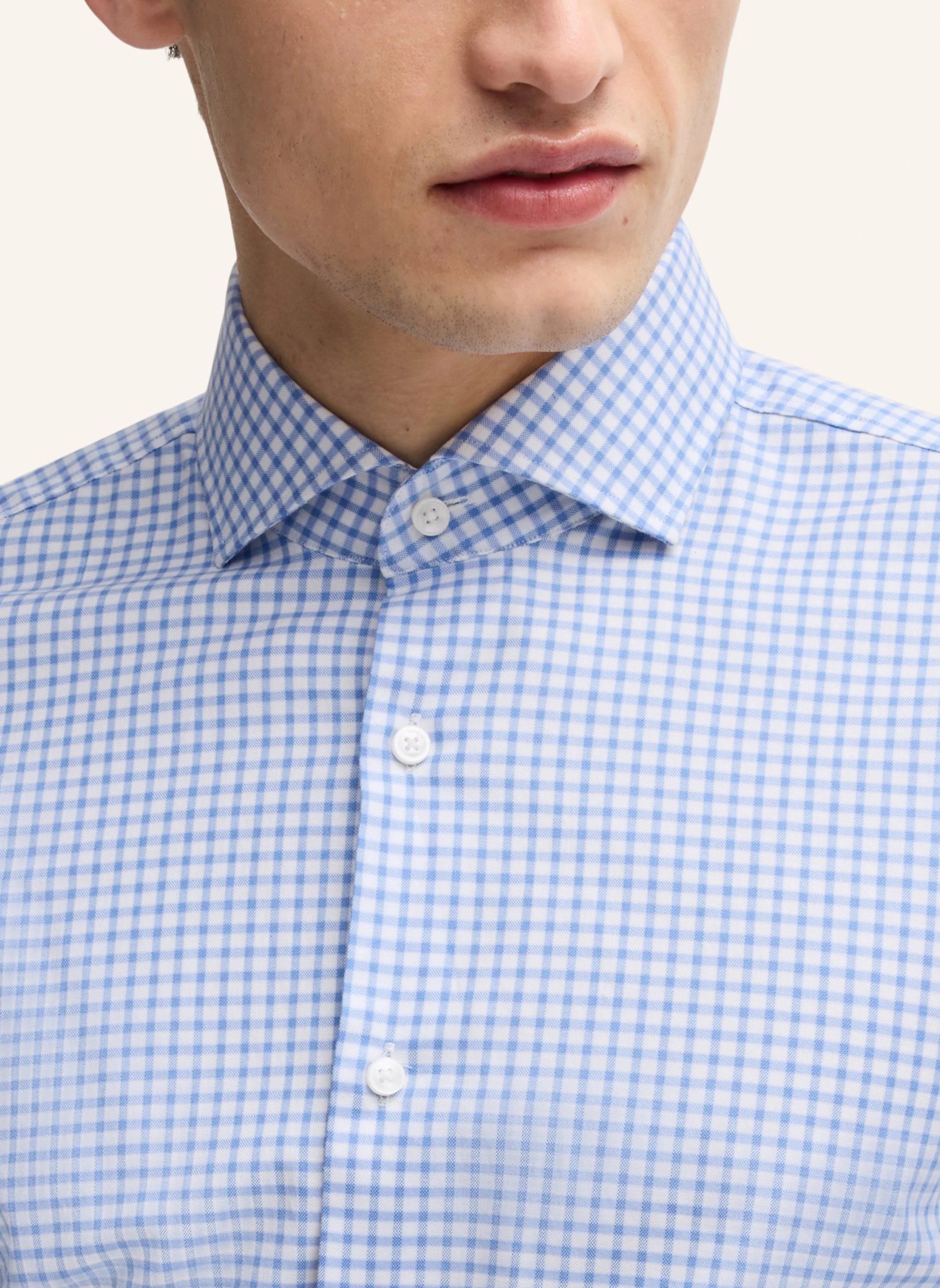 BOSS Business Hemd H-HANK-SPREAD-C1-222 Slim Fit