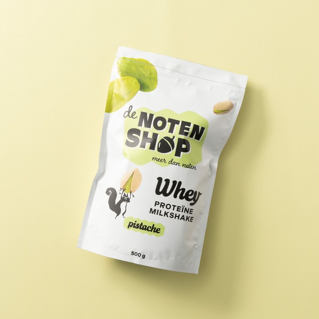 Whey proteïne milkshake pistache