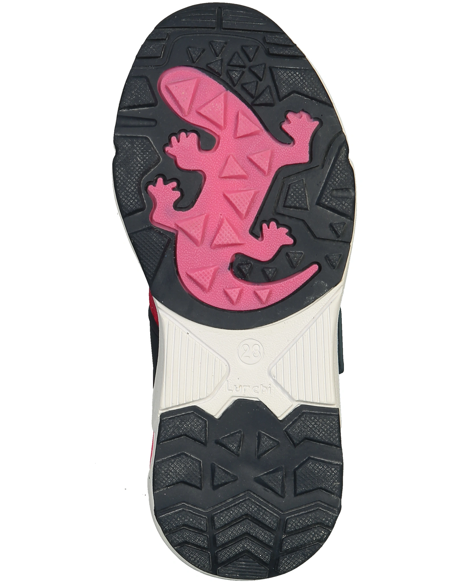 Klett-Sneaker LEIF in turquise/navy/fuchsia