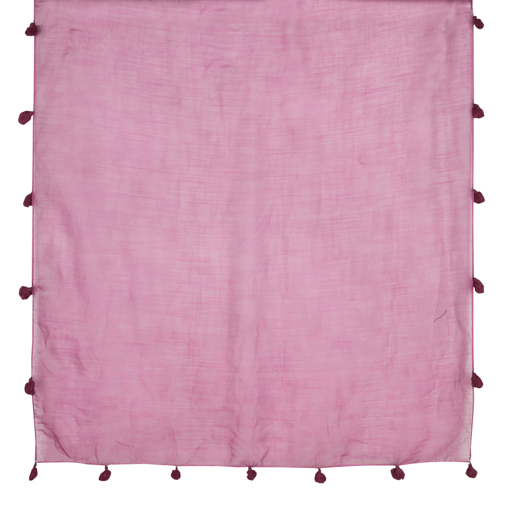 Foulard à pompons | Violet