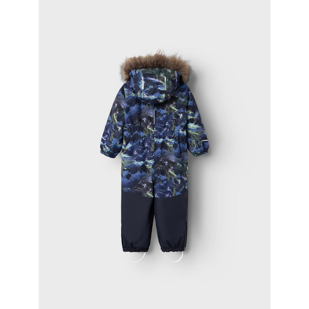 Køb Name It Dark Sapphire Landscape Snow10 Flyverdragt Line AOP Fo