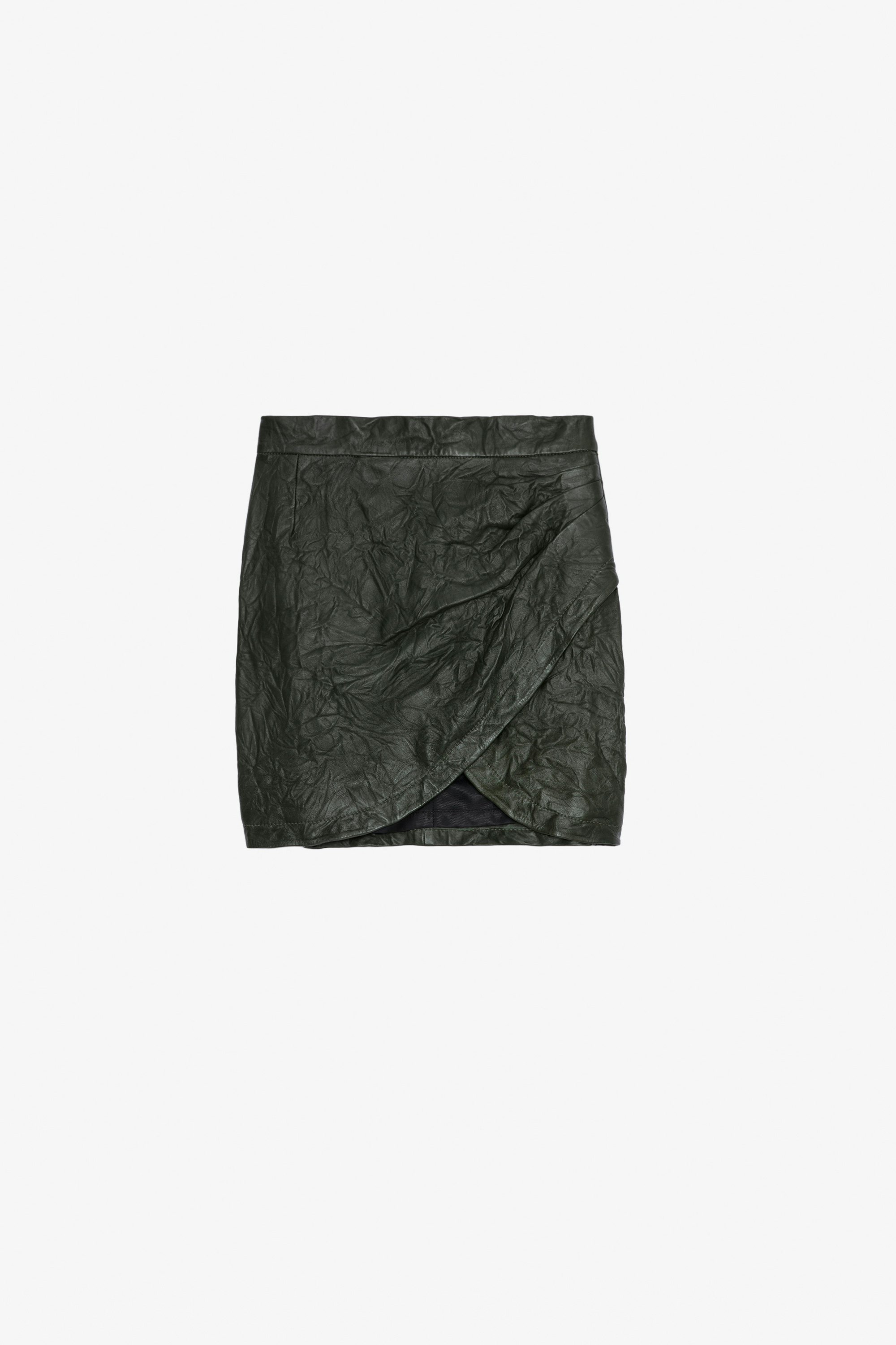 Jupe Julipe Cuir Froissé