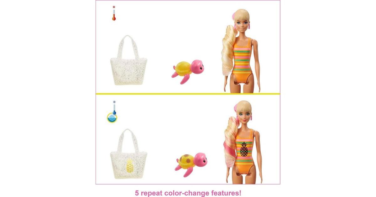 BarbieColor Reveal - Schuim Ananas Pop  (Wave 3)