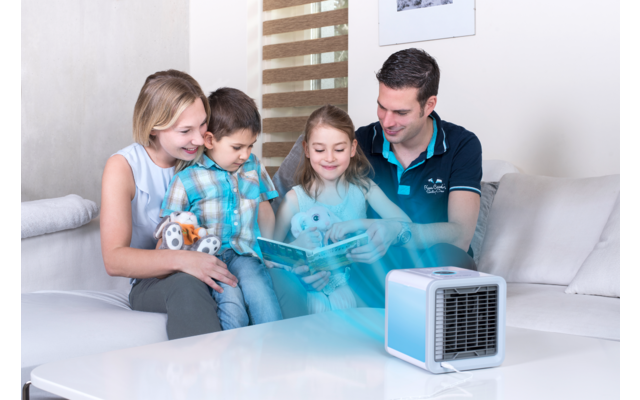 MediaShop Livington Luftkühler Arctic Air im Würfel Format