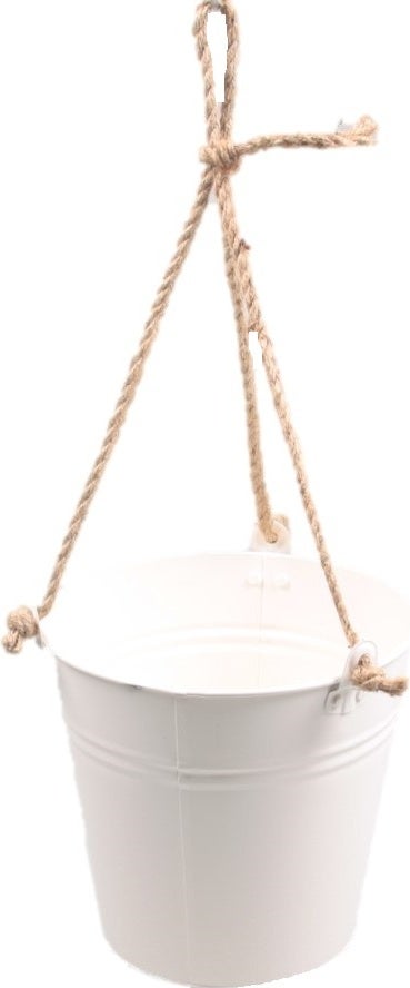 Zinc Collection hangpot Kelvin crème 24 x 24 x 22 cm