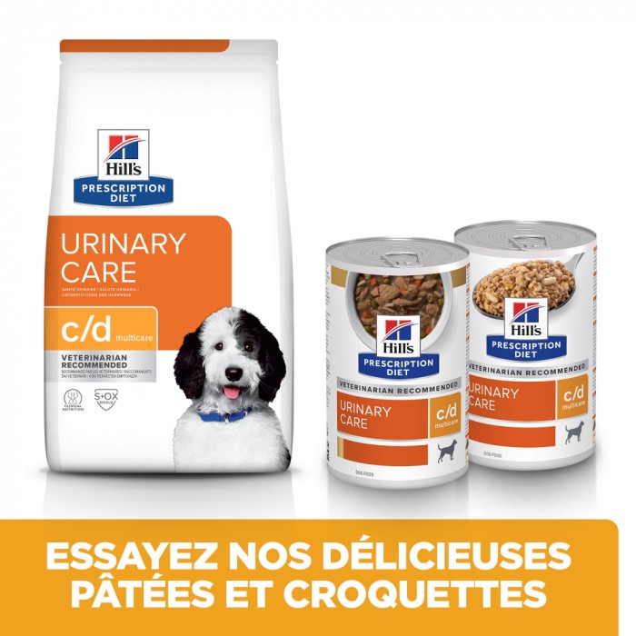 HILL'S Prescription Diet c/d Urinary Care Multicare au Poulet - Croquettes pour chien