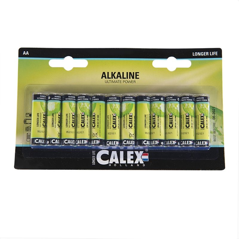 12-Pack AA batteries - Penlite Alkaline Longlife