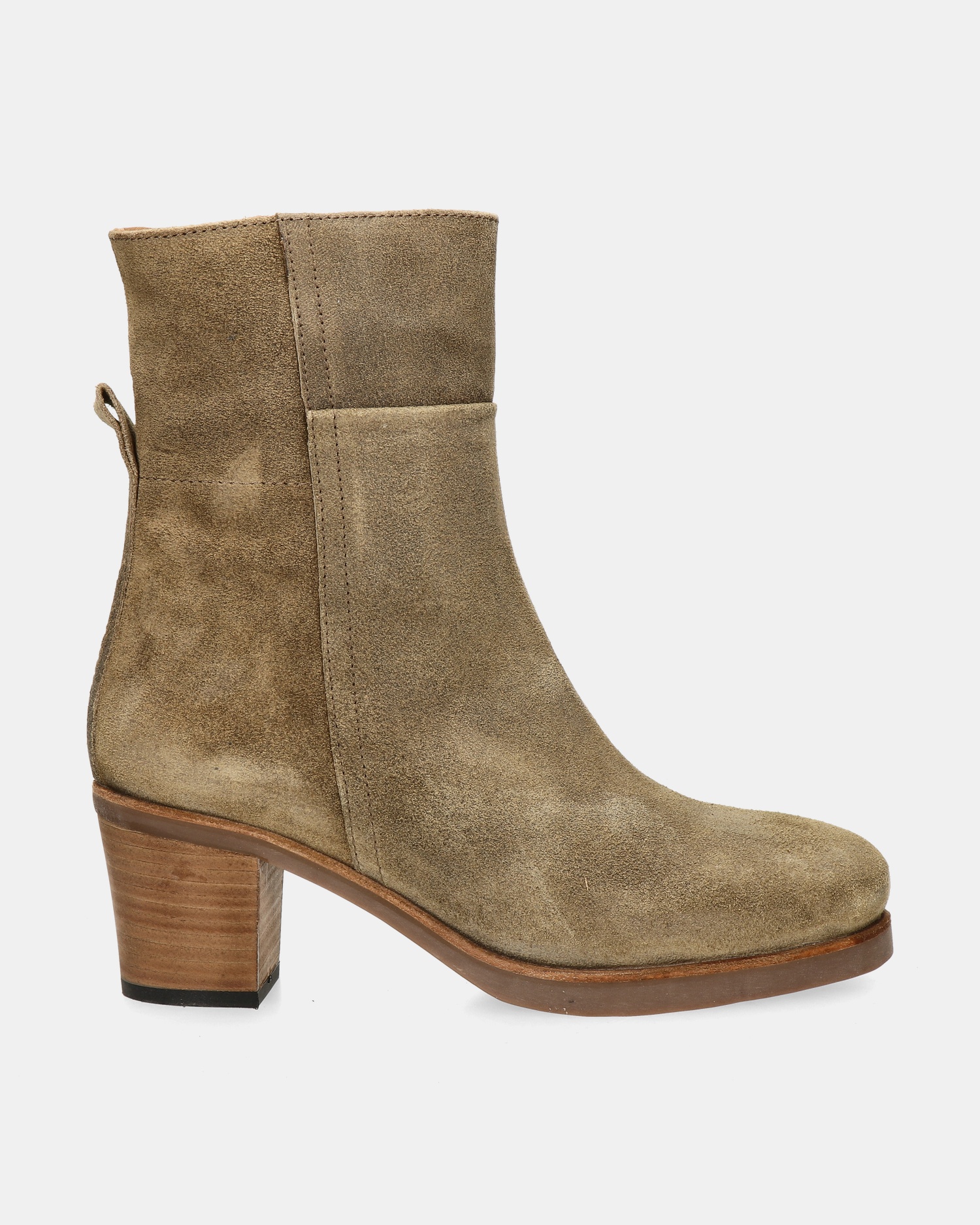 Shabbies Amsterdam Lieve G Enkellaarsjes  - beige