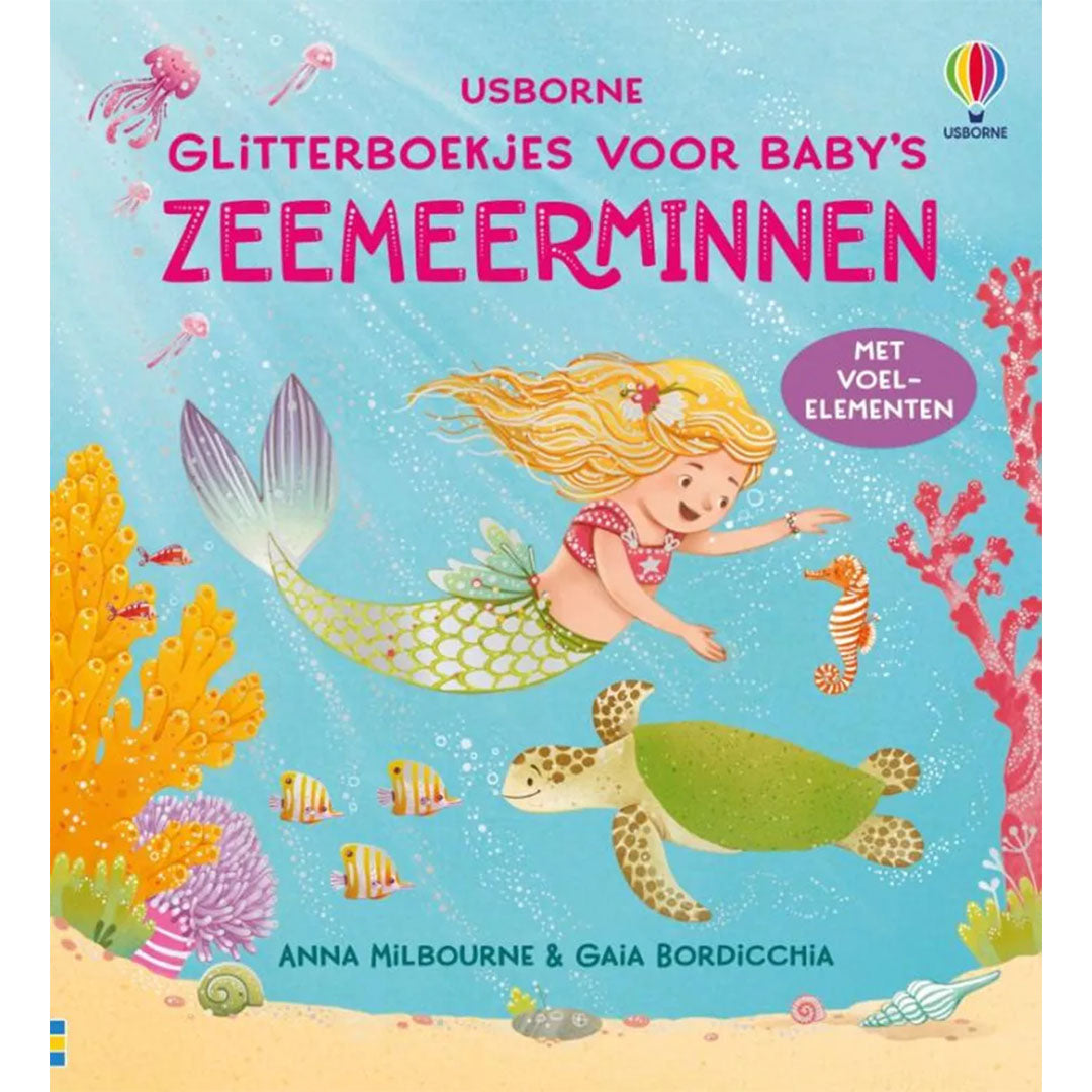 uitgeverij usborne voelboek glitterboekjes voor baby's zeemeerminnen
