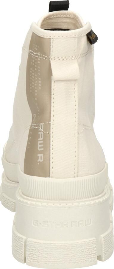G-STAR Aefon II Mid CVS W Veterschoenen Hak Gebroken wit