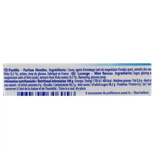 Pastilhas de menta Vichy 25g