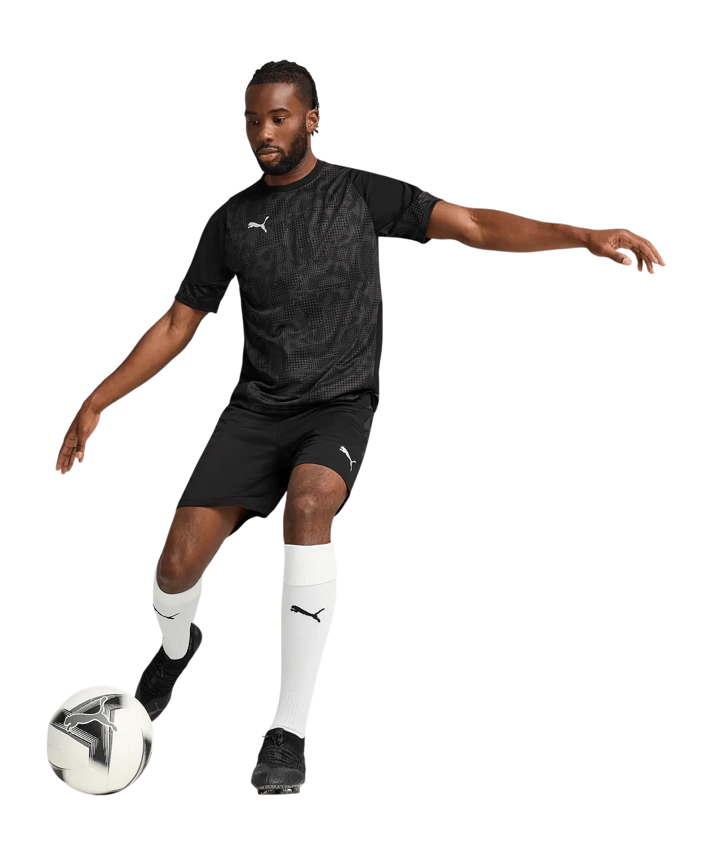 PUMA teamCUP Trainingsshirt Schwarz F03