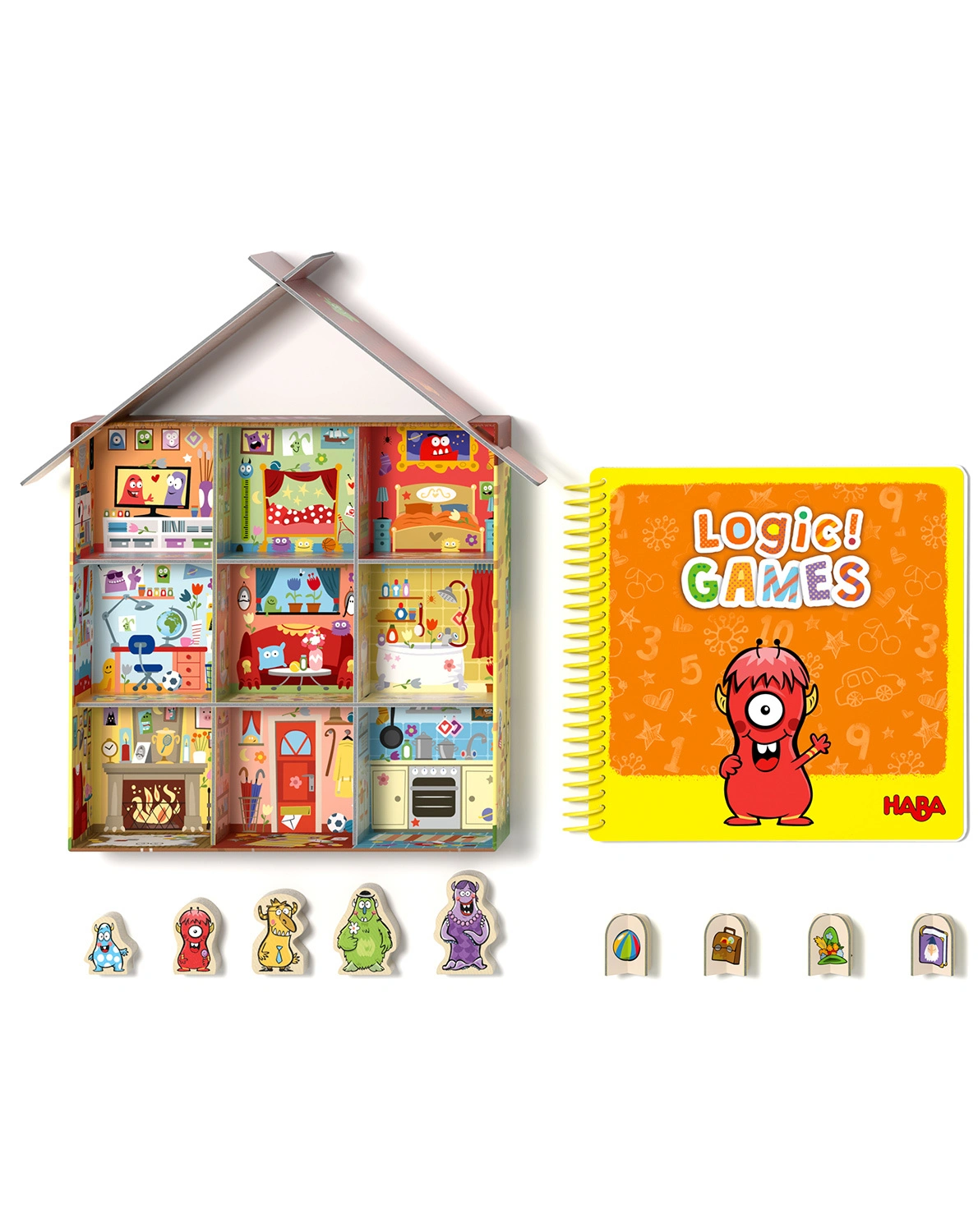 Denkspiel LOGIC! GAMES - WO IST WANDA? in bunt
