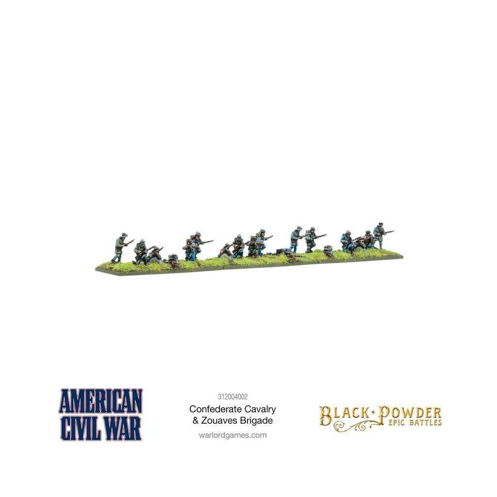 Black Powder Epic Battles: American Civil War - Confederate Cavalry & Zouaves Brigade