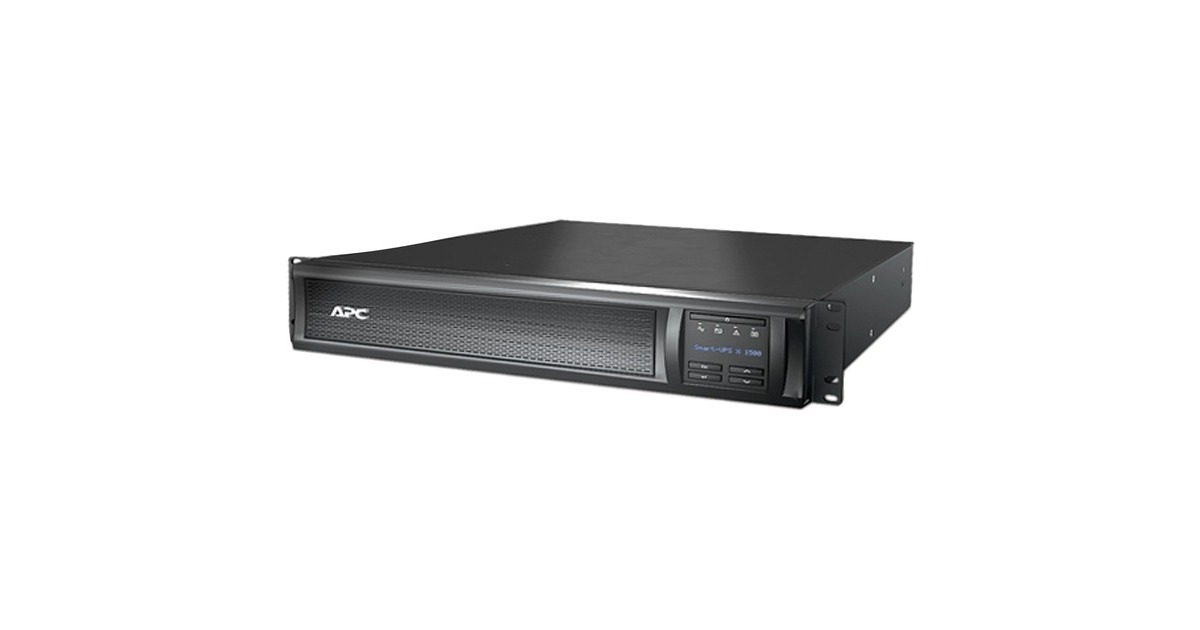 APCSmart-UPS X 1500VA noodstroomvoeding ups  (Zwart, 8x C13 uitgang, USB, 2U, LCD, SMX1500RMI2U, Retail)