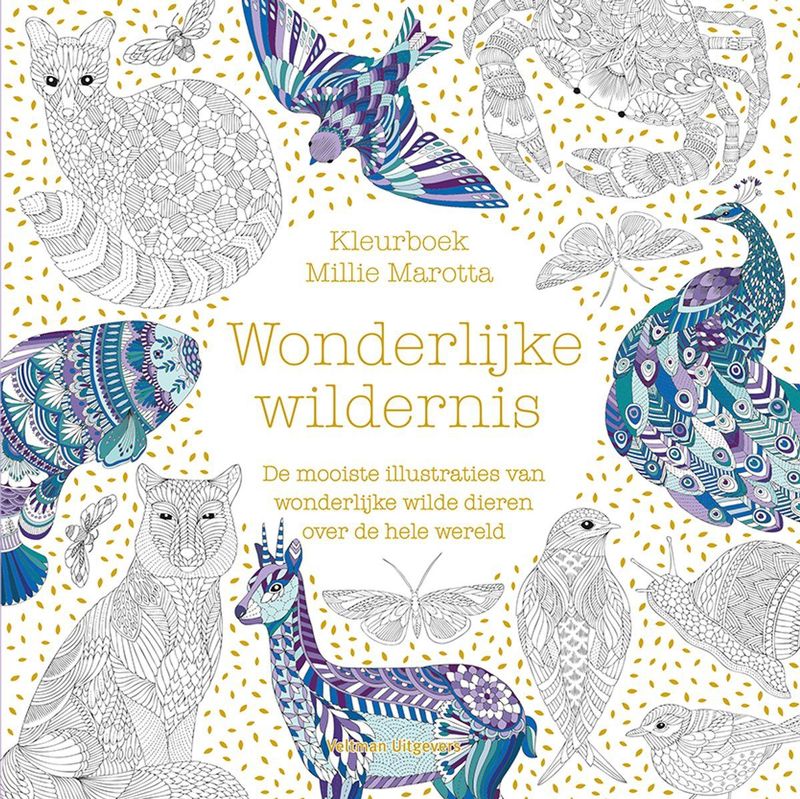 Millie Marotta - Dierenillustraties - Kleurboek - 110 Illustraties